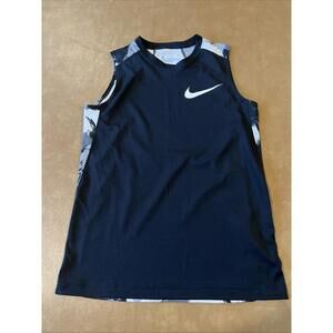 Nike Dri-Fit Sleeveless Compression Shirt (Youth Large) Black